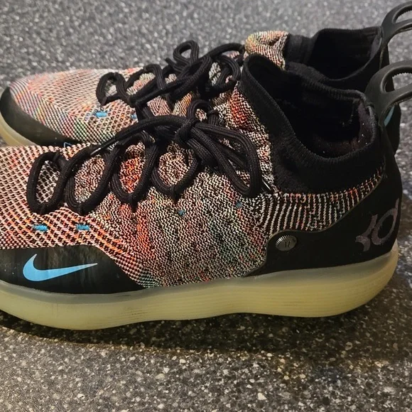 Mens Nike Zoom  KD 11 Multi Color FlyKnit Style Basketball Shoes Size 10 - Picture 13 of 16
